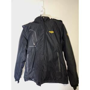 Wantdo Ski Jacket Women's Size S Black Hooded Waterproof